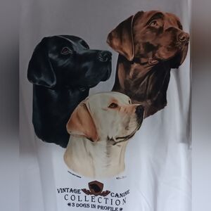 Vintage 90s Canine Collection 3 Dog Portrait T-Shirt